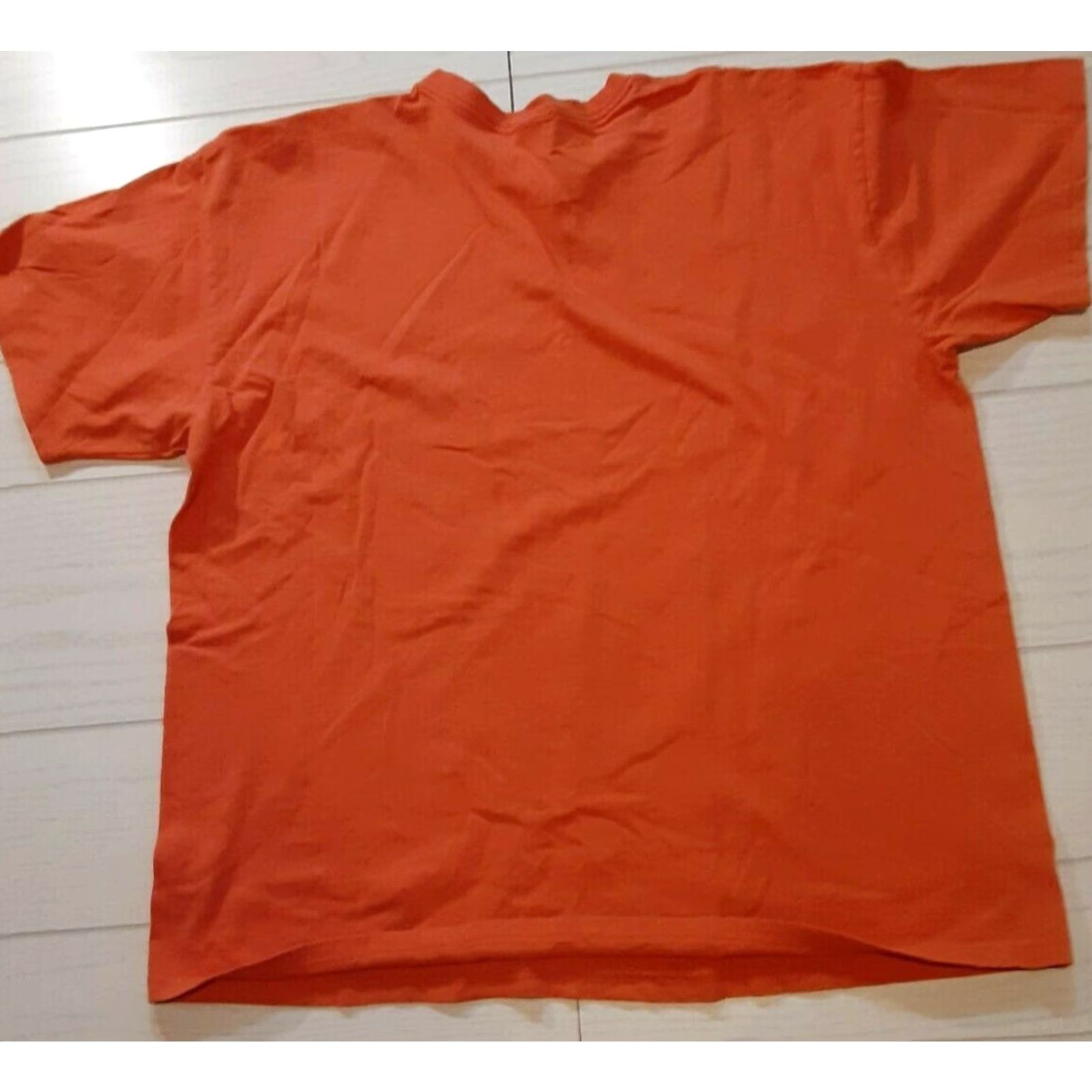 Nike VINTAGE Nike T-Shirt XXL Orange 90s Men Short Sleeve Regular 2XL Pit to Pit 25in 28in Long Womens? Size US XXL / EU 58 / 5 - 3 Thumbnail