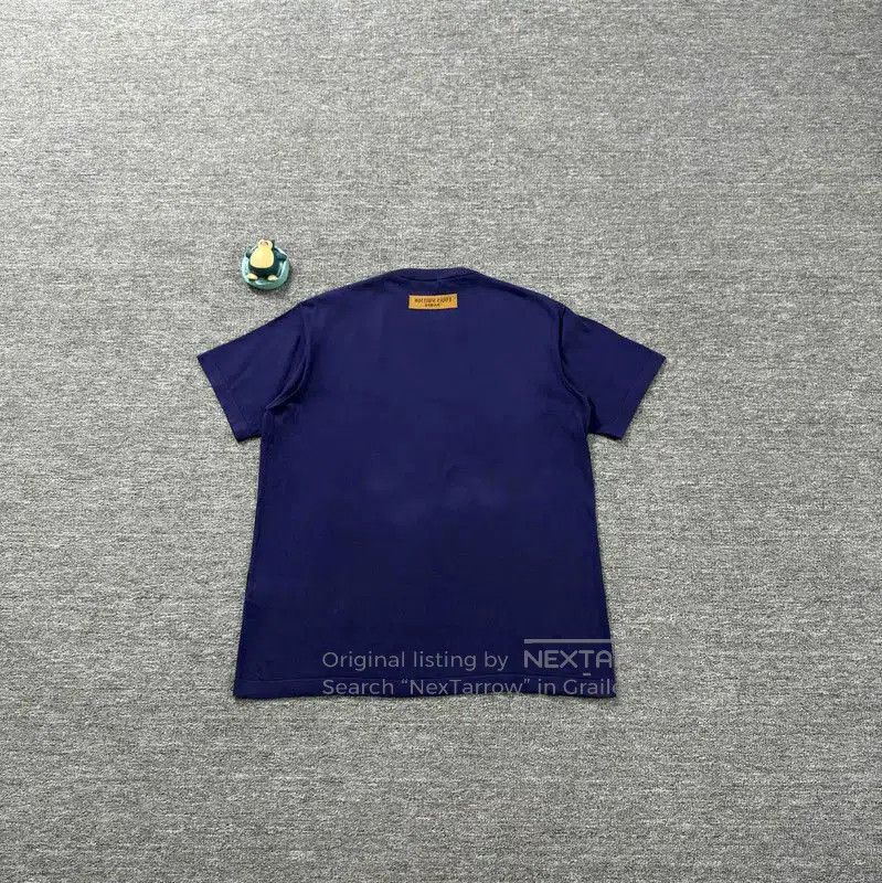Louis Vuitton Louis Vuitton Blue Cotton Men's T-Shirt . Size US M / EU 48-50 / 2 - 2 Thumbnail