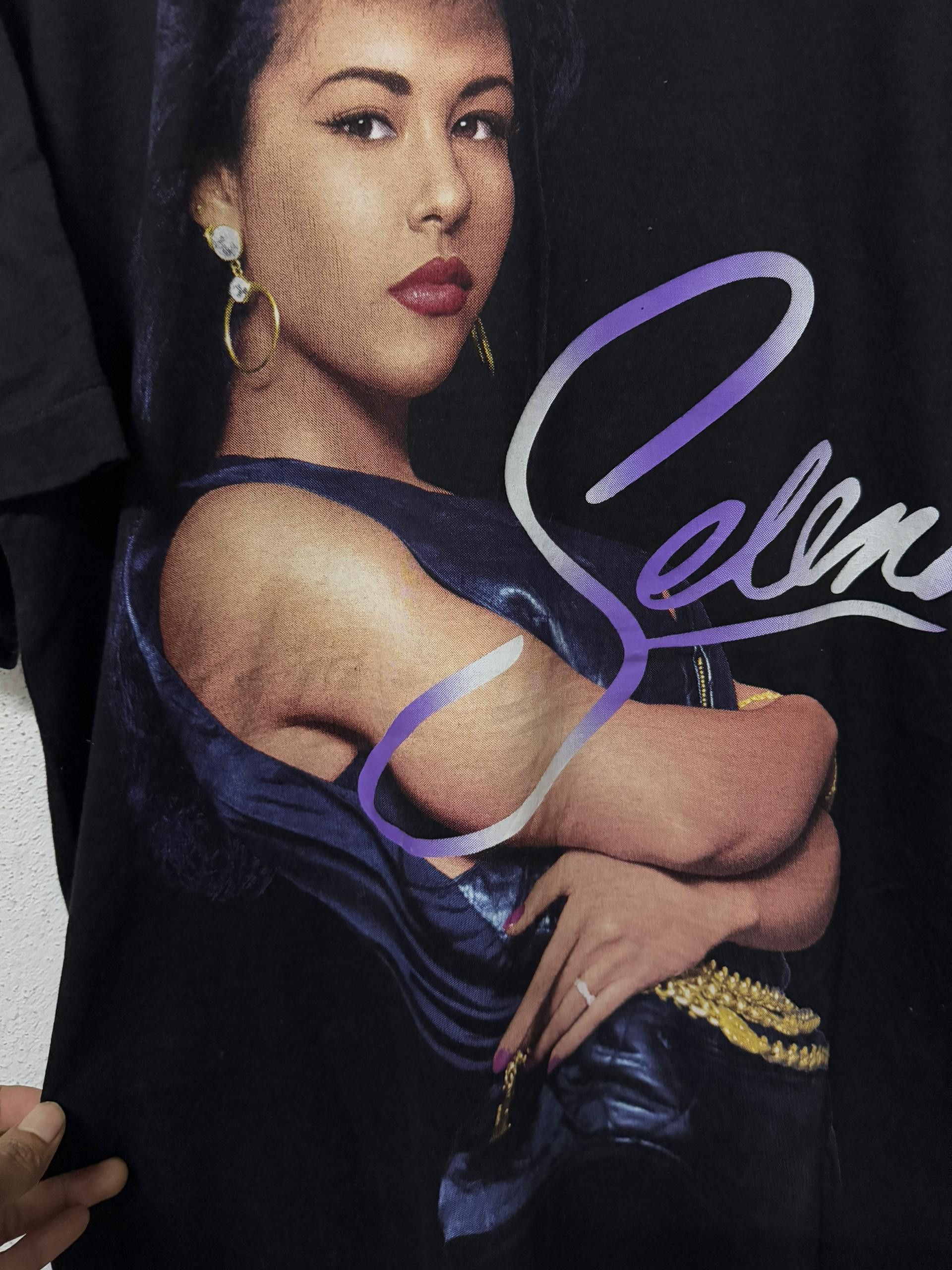 Band Tees vintage bootleg selena Quintanilla rap tees rare tshirt Size US L / EU 52-54 / 3 - 2 Thumbnail