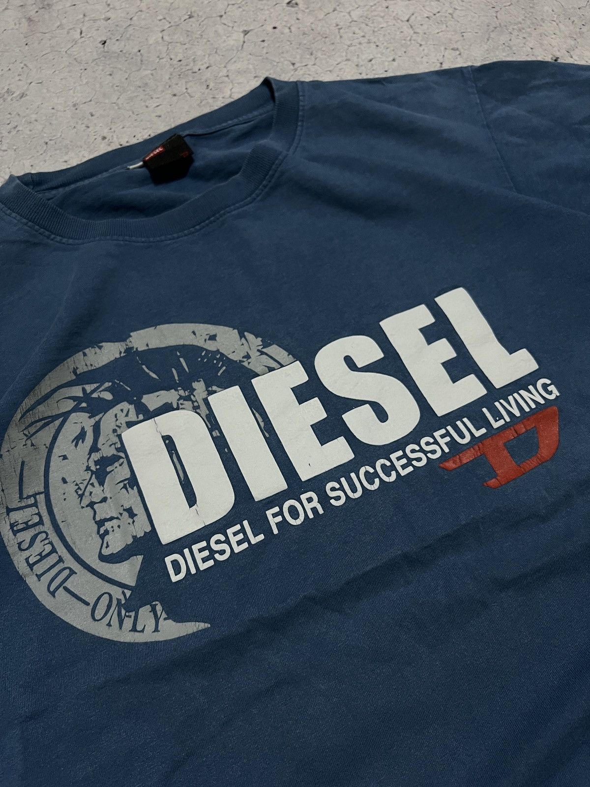 Designer × Diesel × Vintage Vintage Diesel Tee Big Logo 90’s Size US M / EU 48-50 / 2 - 2 Thumbnail