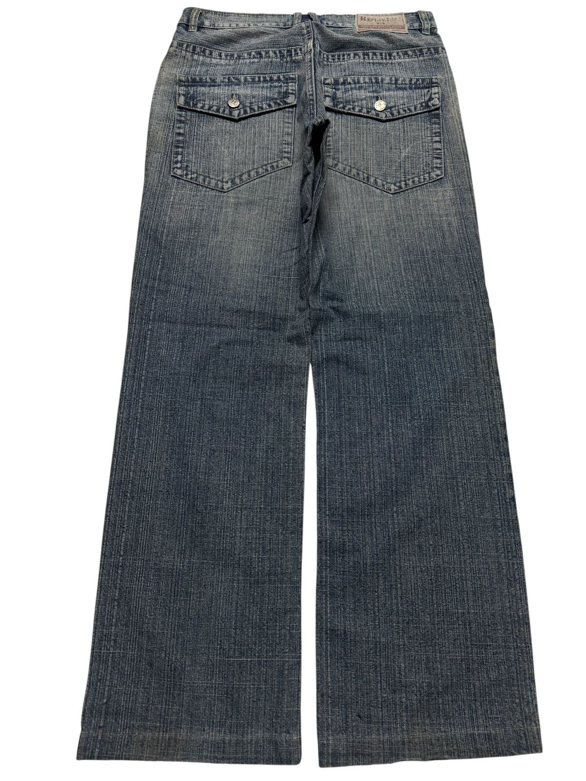 Vintage 💥VINTAGE💥REPLAY BAGGY RUSTY MUD-WASHED BLUE DENIM JEANS Size US 30 / EU 46 - 8 Thumbnail