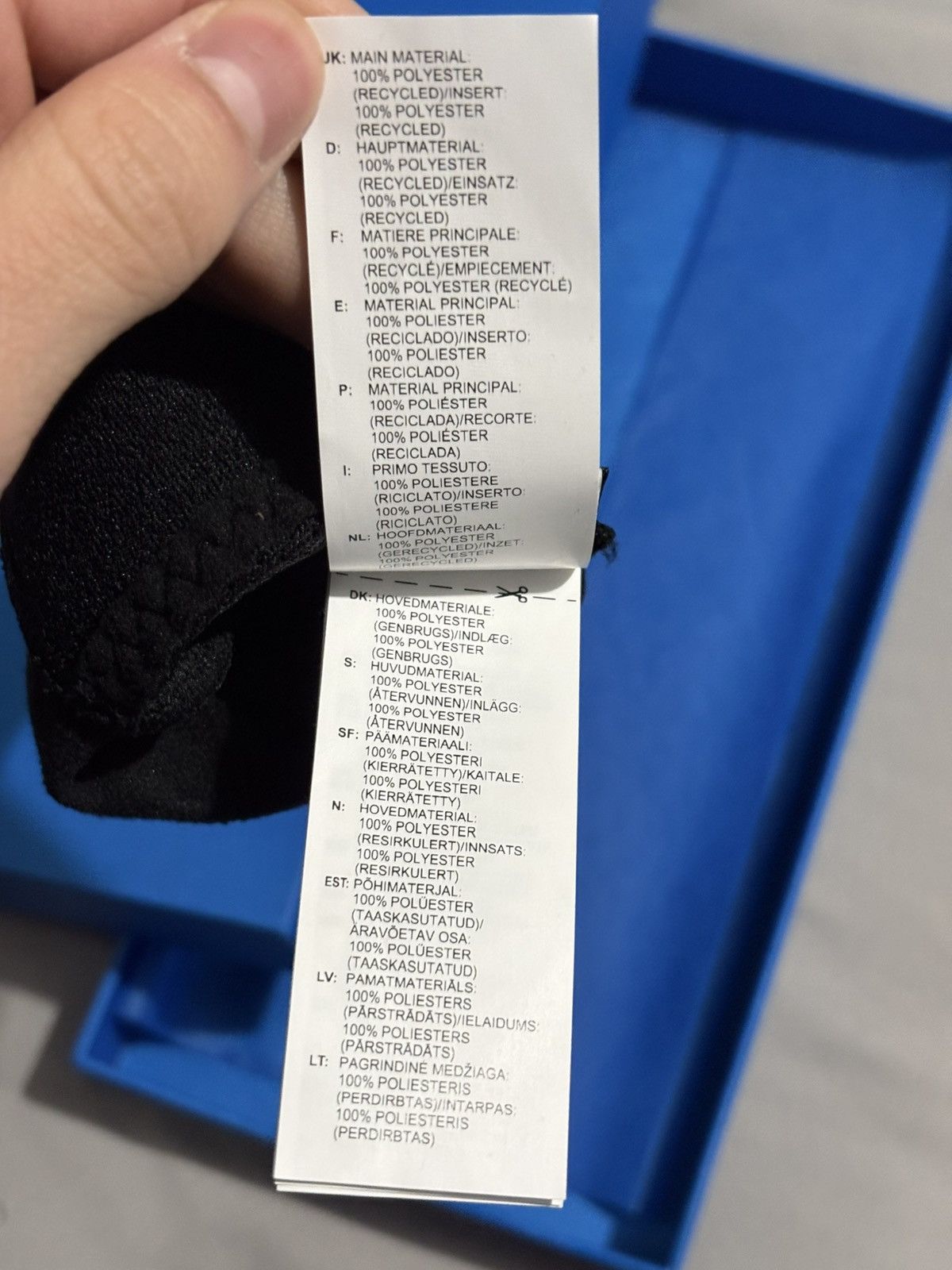 Adidas × Balenciaga New Box Adidas Balenciaga Trefoil Gloves Gimp Grip Athletic Size ONE SIZE - 7 Thumbnail