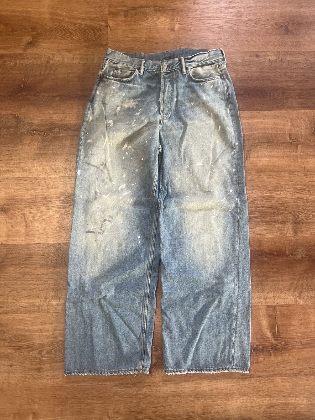 Acne Studios Acne Studios 1981m Paint Splatter Denim Size US 32 / EU 48 - 1 Thumbnail