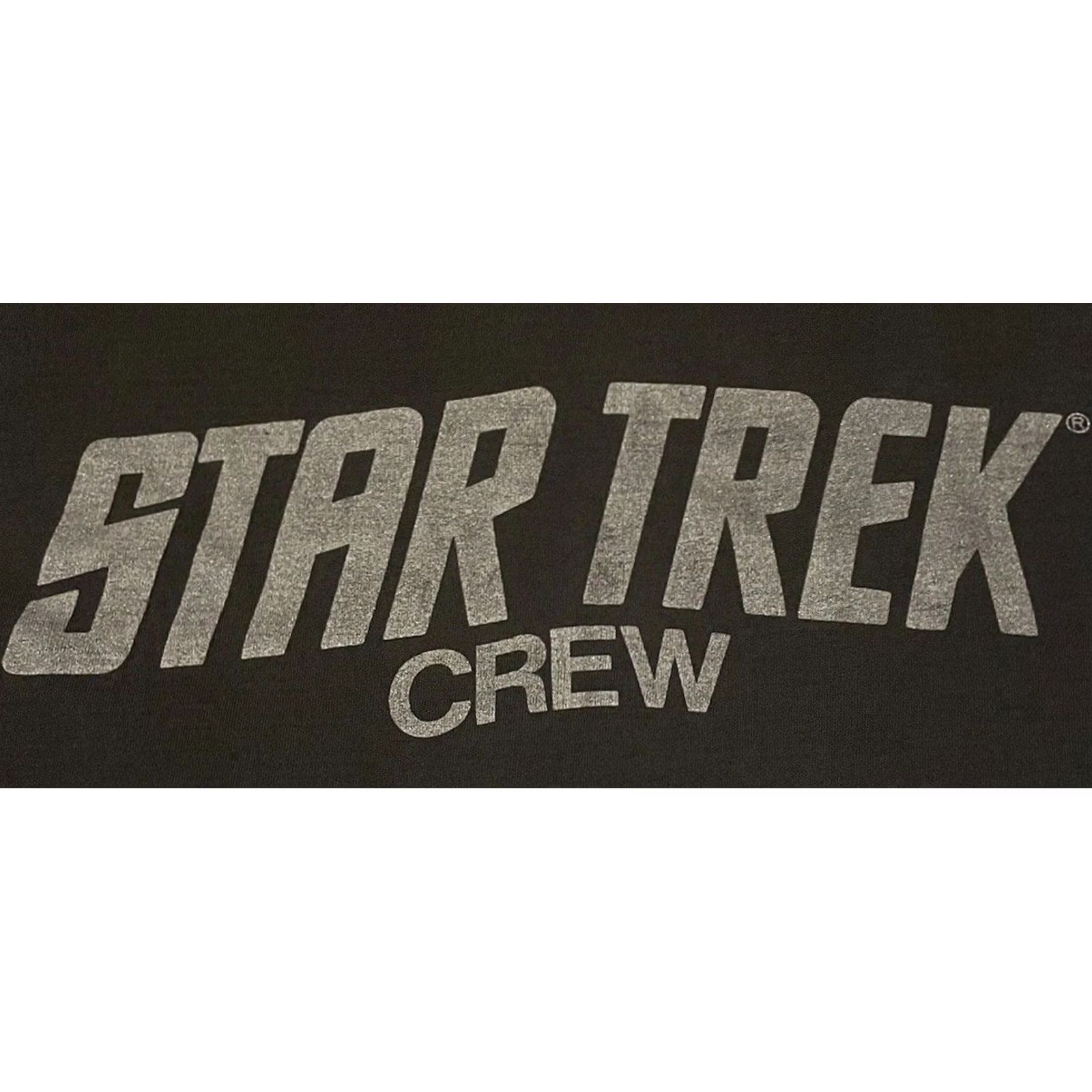 Vintage VINTAGE Star Trek Crew Faded Sleeping Shirt Mens T-Shirt 90s Black Space Sci Fi TV Movie The Hundreds Spaceship Graphic Tee Size US M / EU 48-50 / 2 - 2 Thumbnail