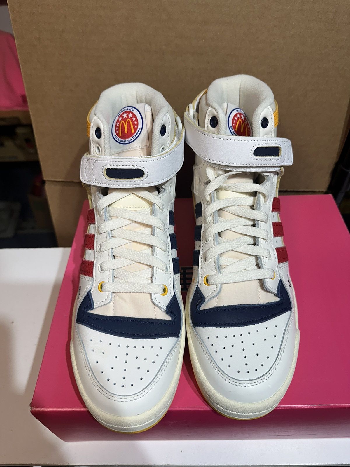 Adidas × Eric Emanuel Adidas x Eric Emmanuel Forum 84 High McDonalds Size US 8.5 / EU 41-42 - 2 Thumbnail