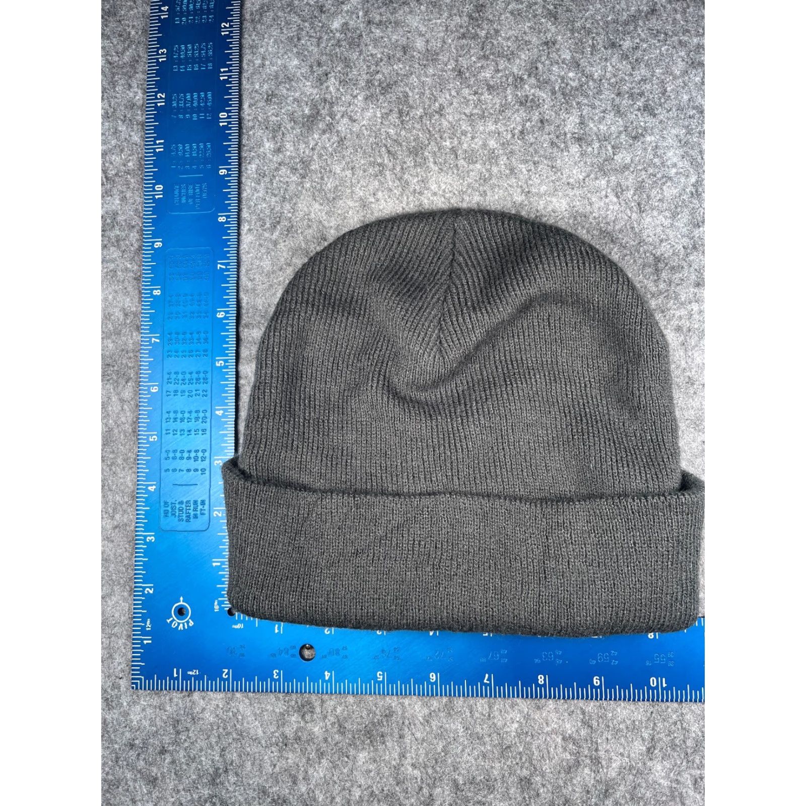 Vintage Crossland Yampa Valley Bank Beanie Toque Adult One Size Gray Knit Acrylic Embroidered Beanie Size ONE SIZE - 4 Thumbnail