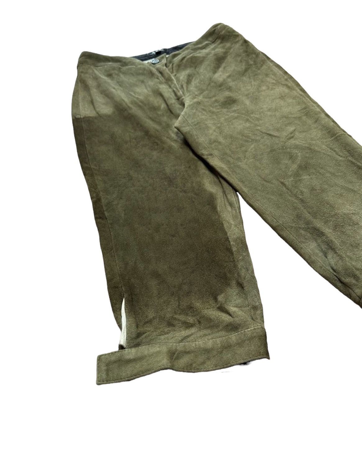A.P.C. × Leather × Vintage Vtg Apc Suede Short Pants Size US 28 / EU 44 - 5 Thumbnail