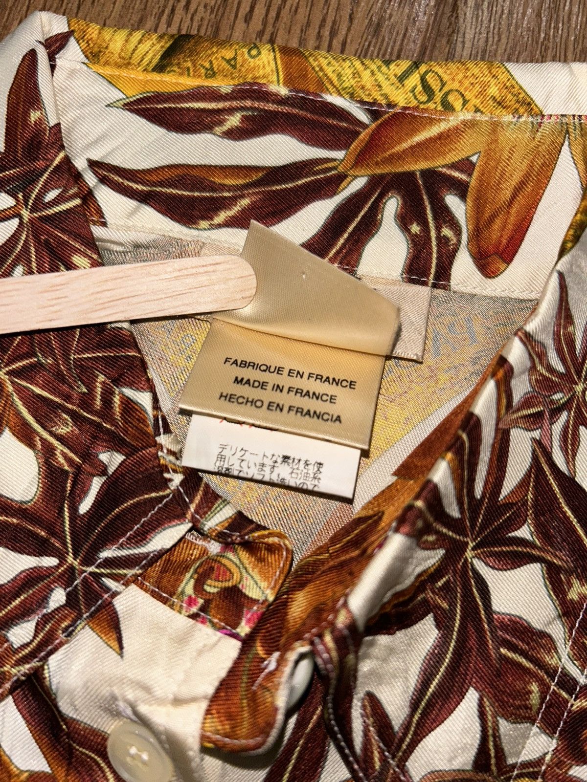 Hermes “Passiflores” Blouse