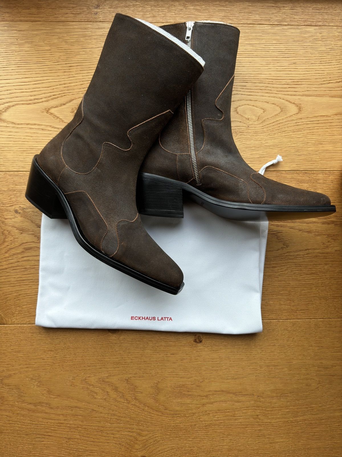 Eckhaus Latta Eckhaus Latta Suede Boots Size US 8.5 / EU 41-42 - 1 Thumbnail