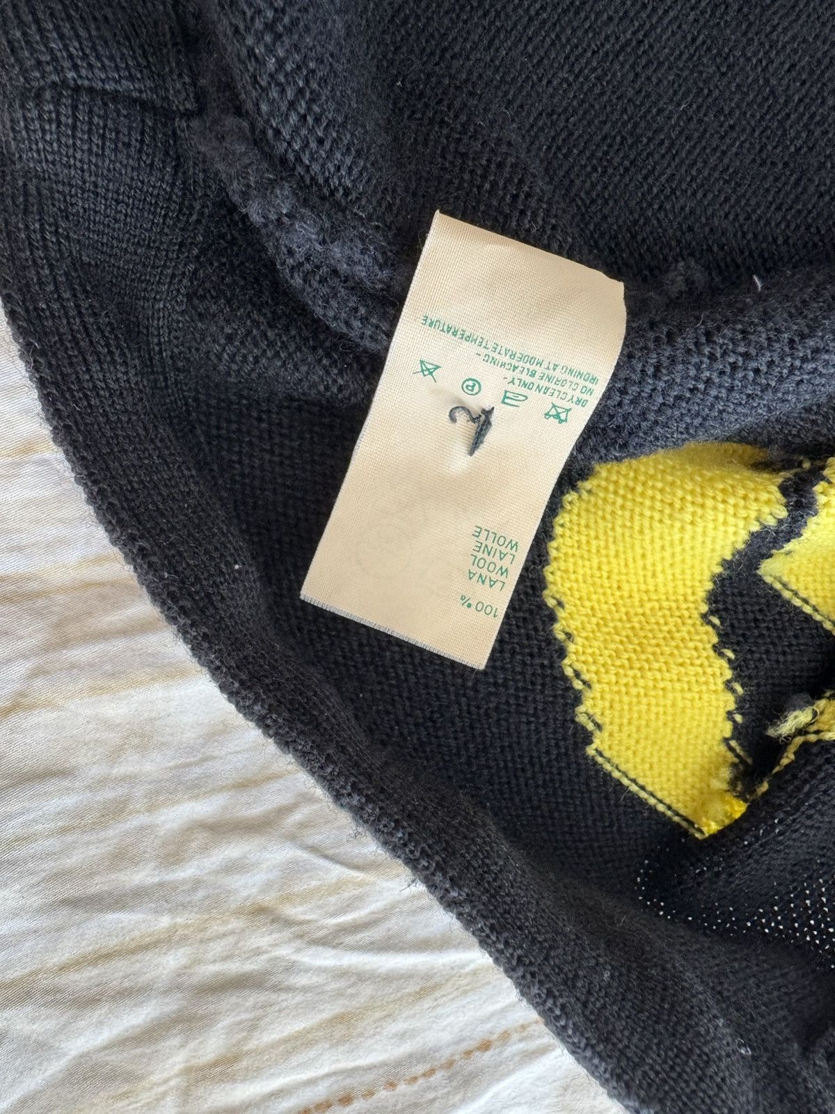Versace GIANNI VERSACE black wool sweater vest IT 52 from F/W 89/90 Size US L / EU 52-54 / 3 - 5 Thumbnail
