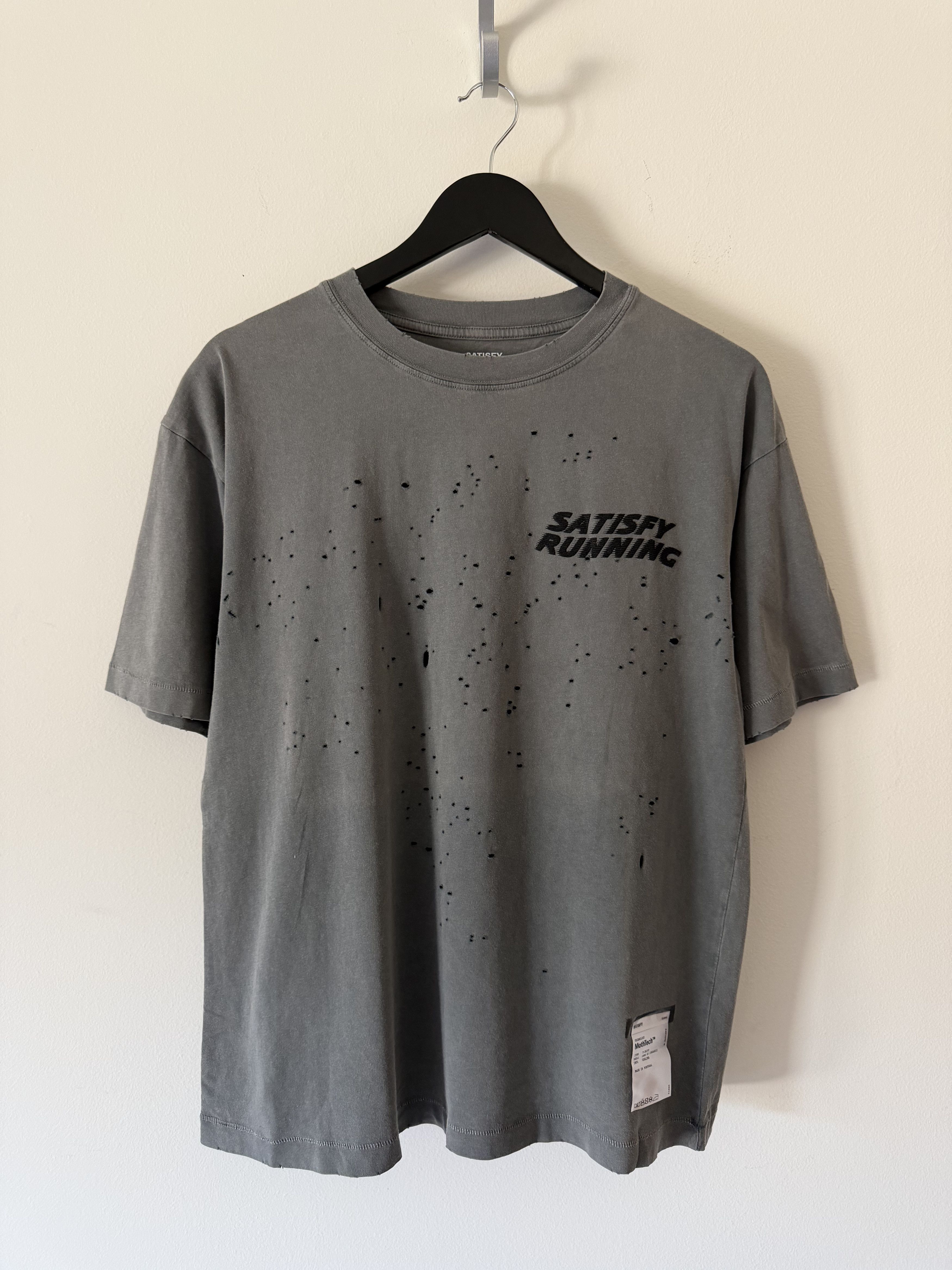 Oakley × Satisfy Satisfy Running Oakley Moth Tech Logo Tee in