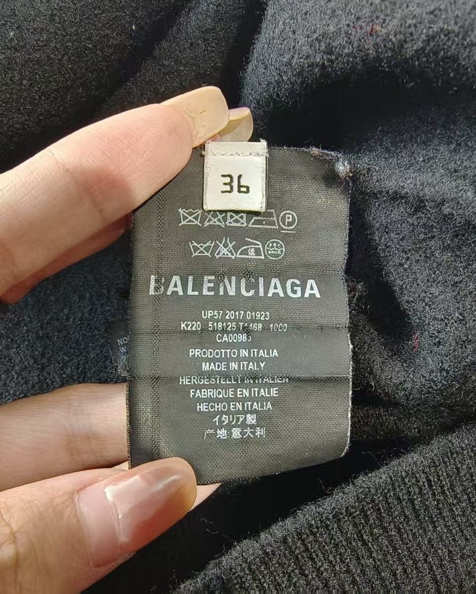 Balenciaga Balenciaga "BB Mode" Wool Sweater Size XS / US 0-2 / IT 36-38 - 4 Thumbnail