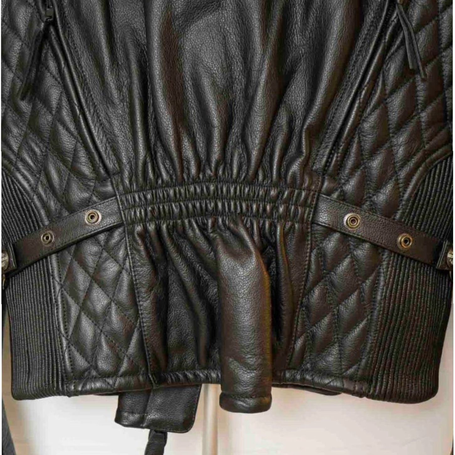 Harley Davidson Harley-Davidson Competition Black Leather Touring Jacket Jacket Women M Black Size M / US 6-8 / IT 42-44 - 5 Thumbnail