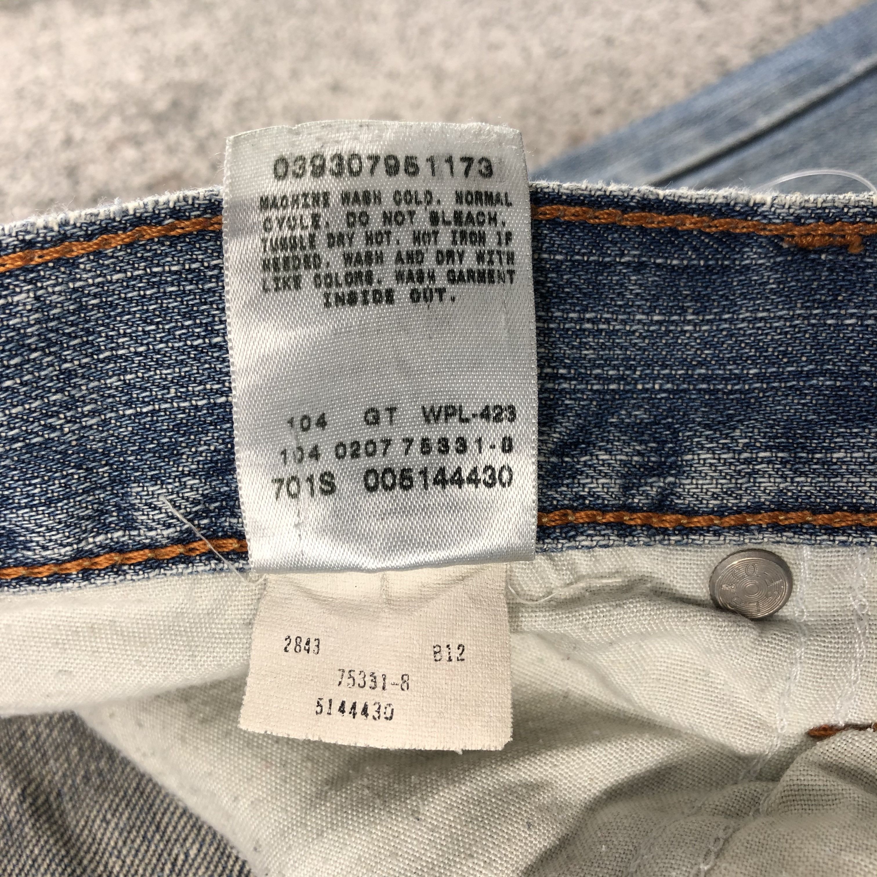 Levi's Vintage Levi's 514 Jeans Slim Straight Denim KJ981 Size US 32 / EU 48 - 14 Thumbnail