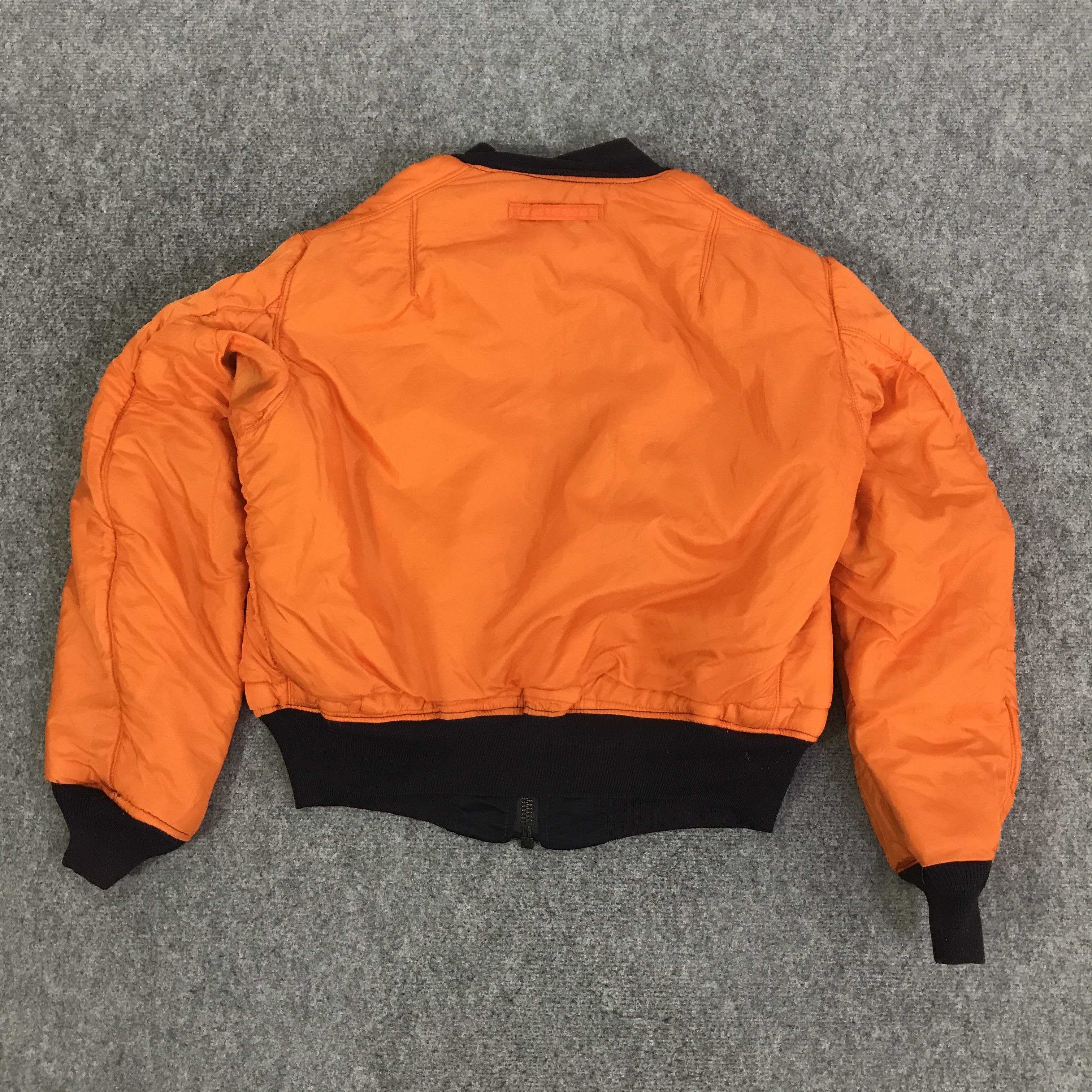 Alpha Industries VTG 1968 ALPHA INDUSTRIES BOMBERS NAVY JACKET K78B7 Size US L / EU 52-54 / 3 - 4 Thumbnail