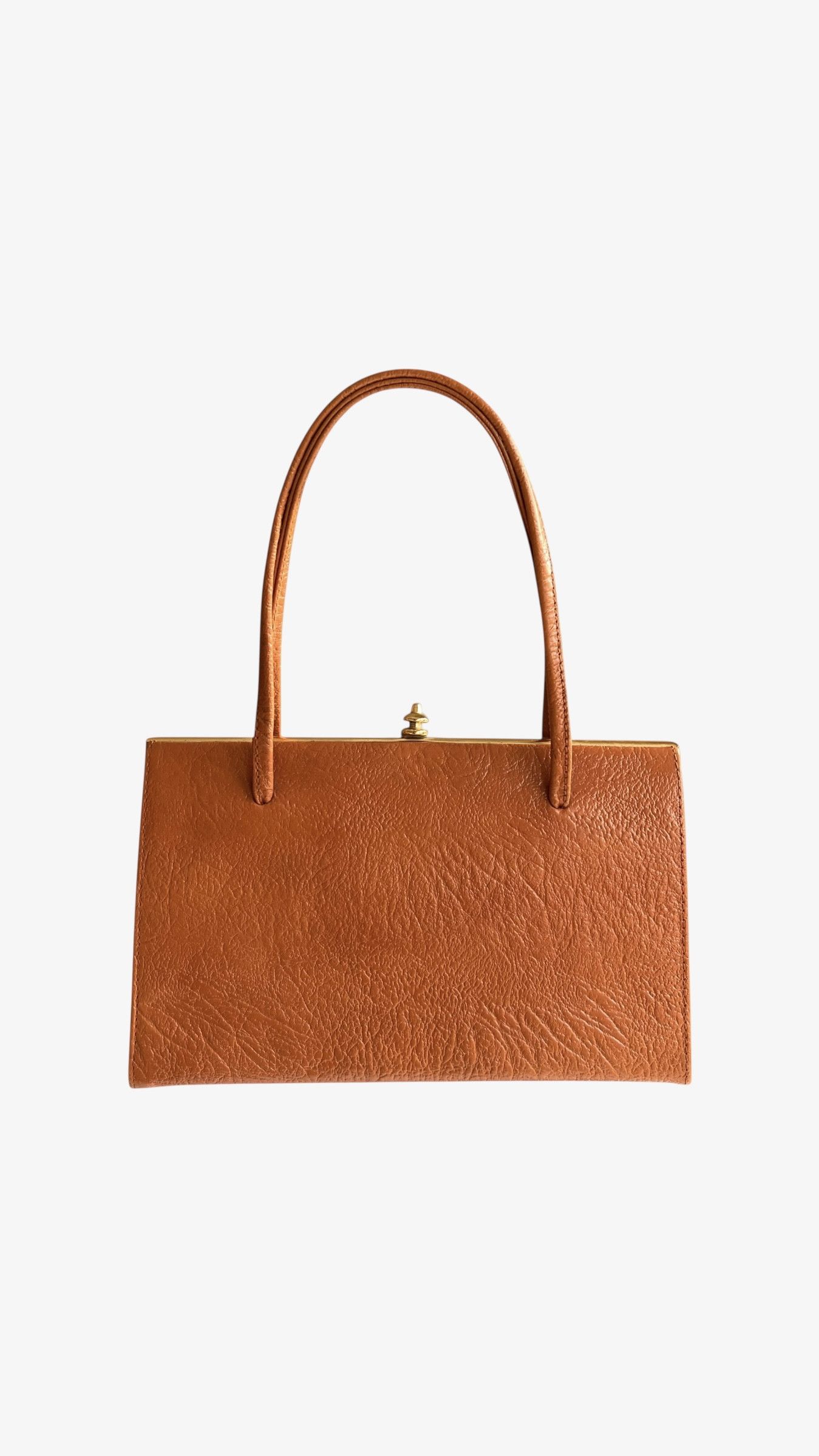 Other Vintage 1950s Freedex Small Orange Leather Frame Bag Size ONE SIZE - 1 Thumbnail