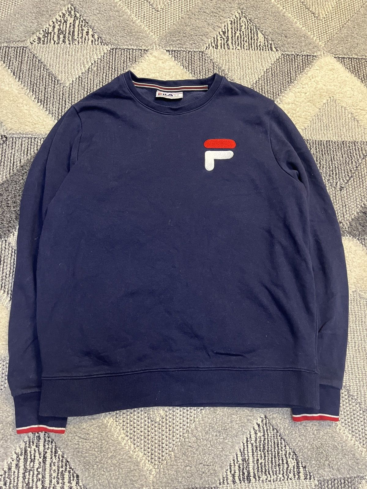 Fila × Vintage FILA VINTAGE BIG LOGO SWEATSHIRT Size US M / EU 48-50 / 2 - 1 Thumbnail