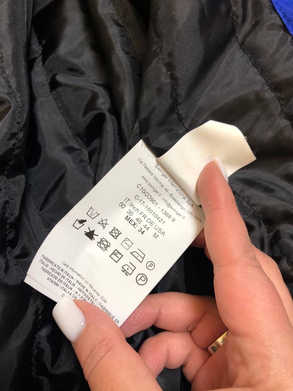 Versace Versace Men's Vintage Flight Jacket Blue Size M From Japan Size US M / EU 48-50 / 2 - 13 Thumbnail