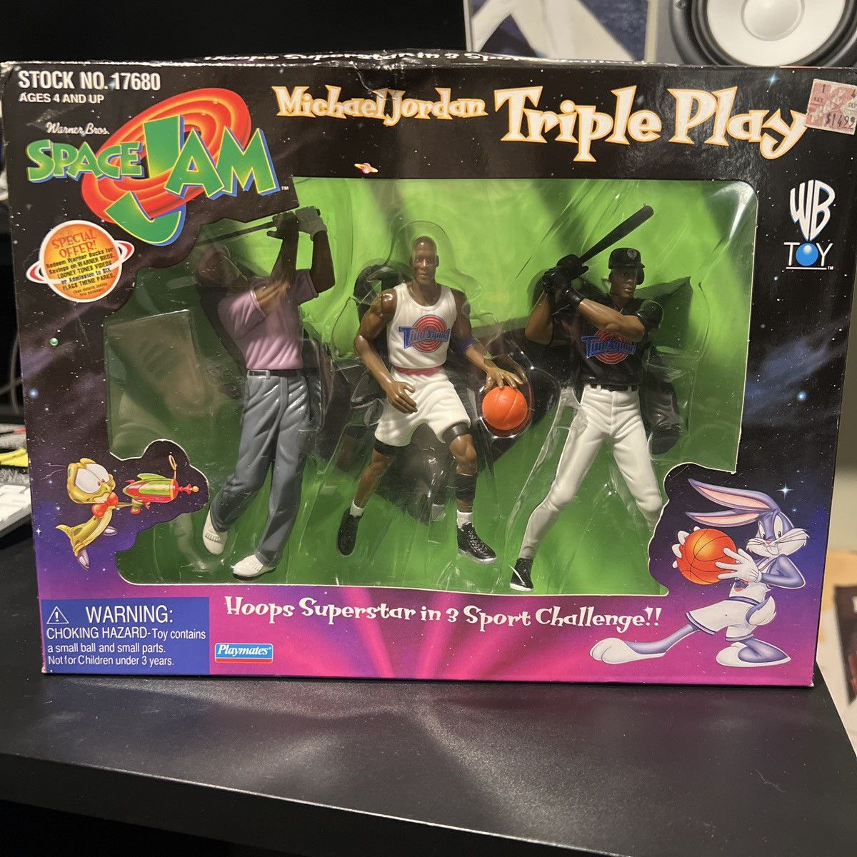 Other Vintage Space Jam Michael Jordan Triple Play 1996 Size ONE SIZE - 1 Thumbnail