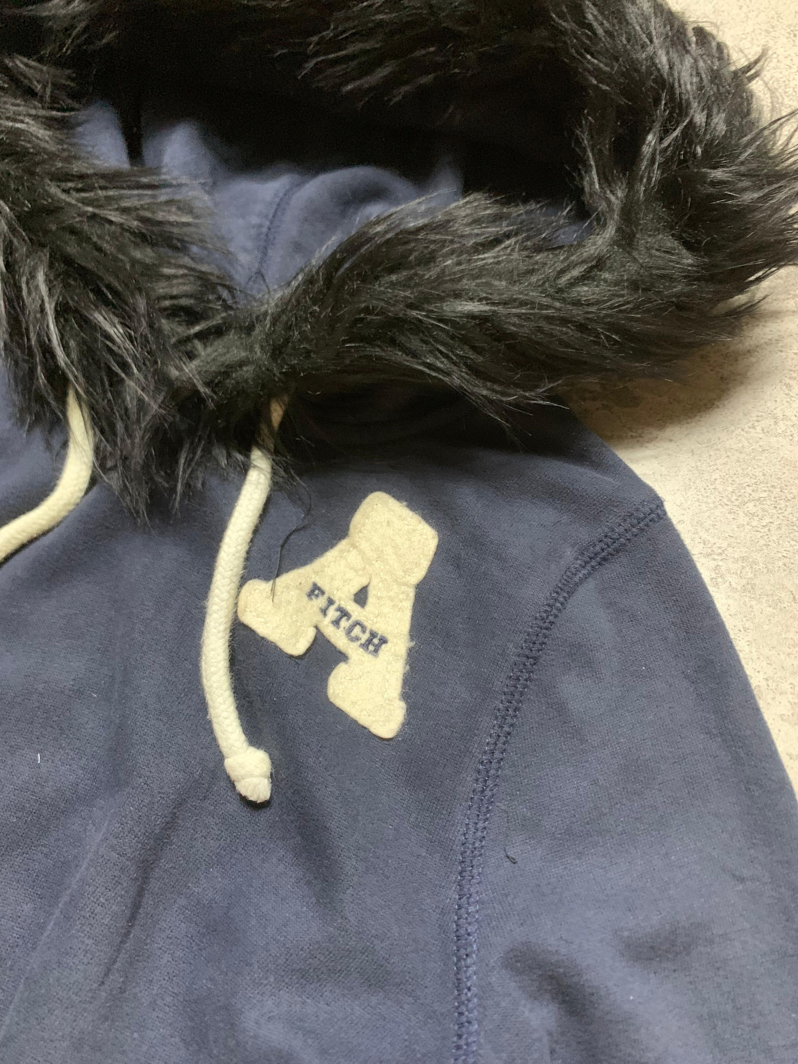 Abercrombie & Fitch 2000s Abercrombie & Fitch - Faux Fur Hoodie LGB Style Size XS / US 0-2 / IT 36-38 - 3 Thumbnail