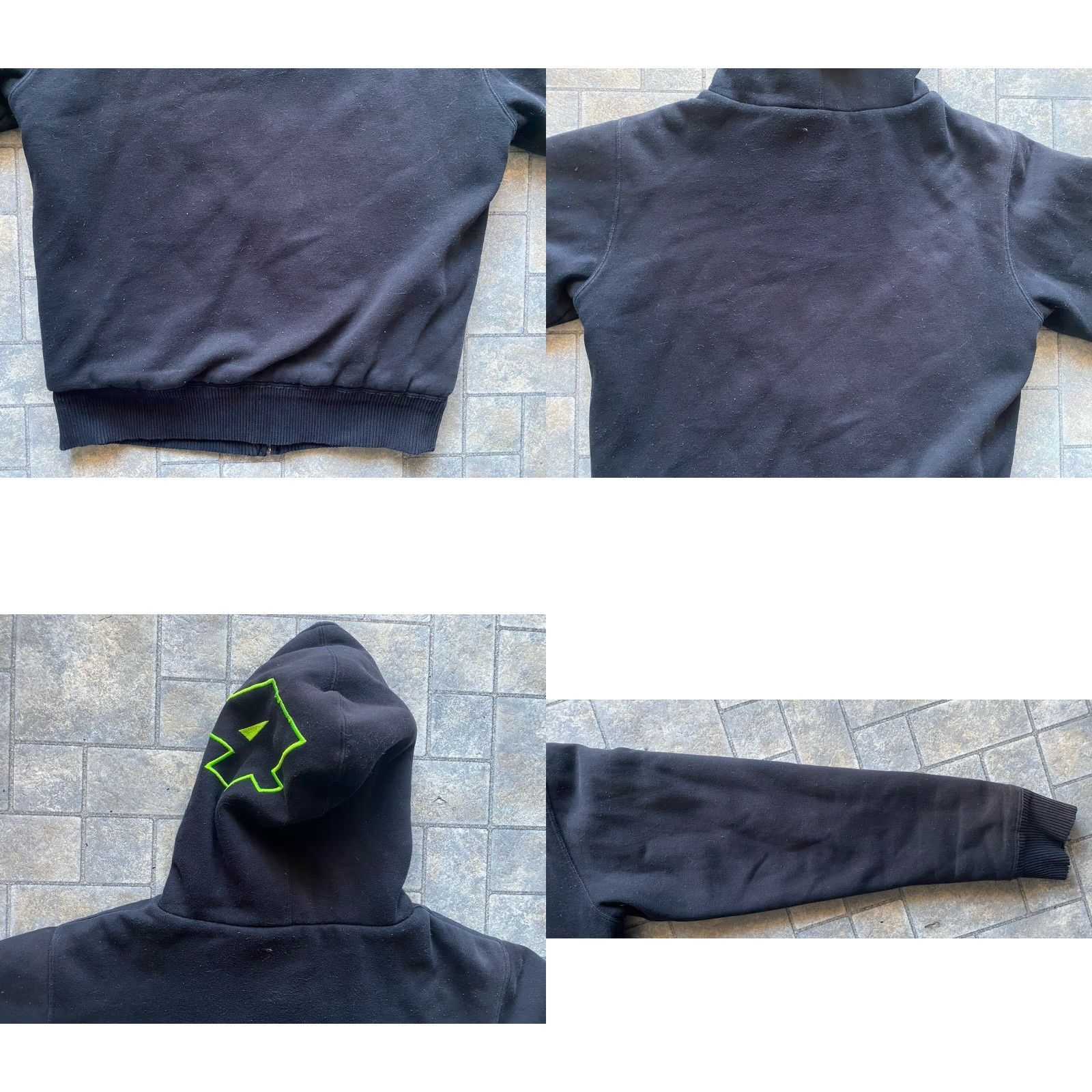 Vintage FOX Monster Energy Ricky Carmichael Hoodie Sweatshirt Men’s M Black Full Zip Zip Black? Size US M / EU 48-50 / 2 - 11 Thumbnail
