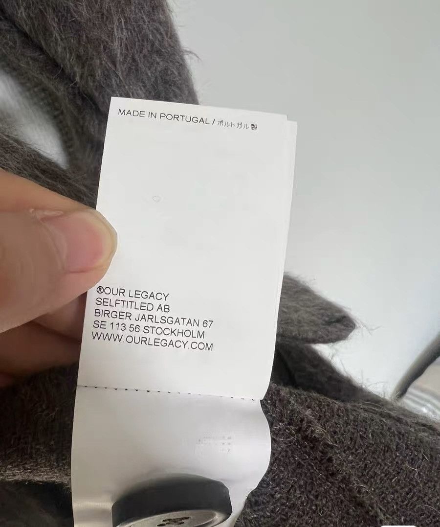 Our Legacy mohair sweater button up Size US S / EU 44-46 / 1 - 5 Thumbnail