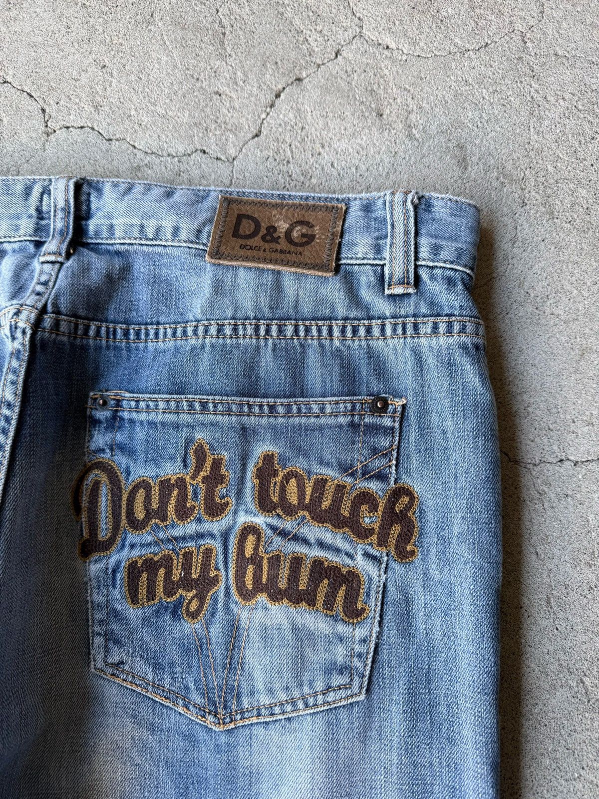 Dolce & Gabbana DOLCE&GABBANA Archive Wide Straight Jeans Size US 38 / EU 54 - 7 Thumbnail