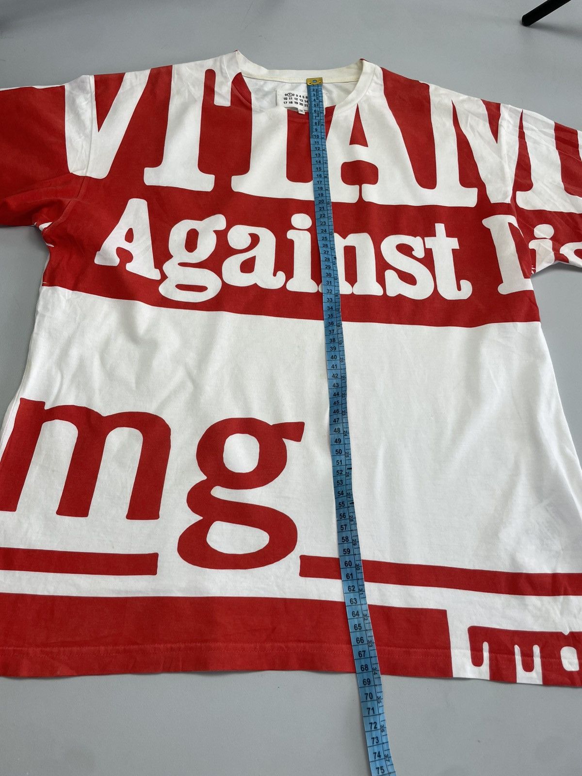 Maison Margiela Maison Margiela "Vitamin" Oversized Print T-Shirt sz S Size US S / EU 44-46 / 1 - 20 Thumbnail