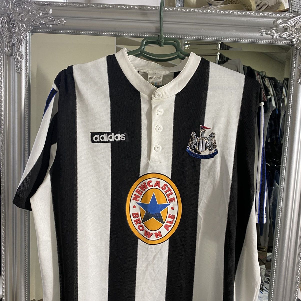 Adidas 1997/99 VINTAGE ADIDAS NEWCASTLE JERSEY FOOTBALL SHIRT Size US XL / EU 56 / 4 - 2 Thumbnail