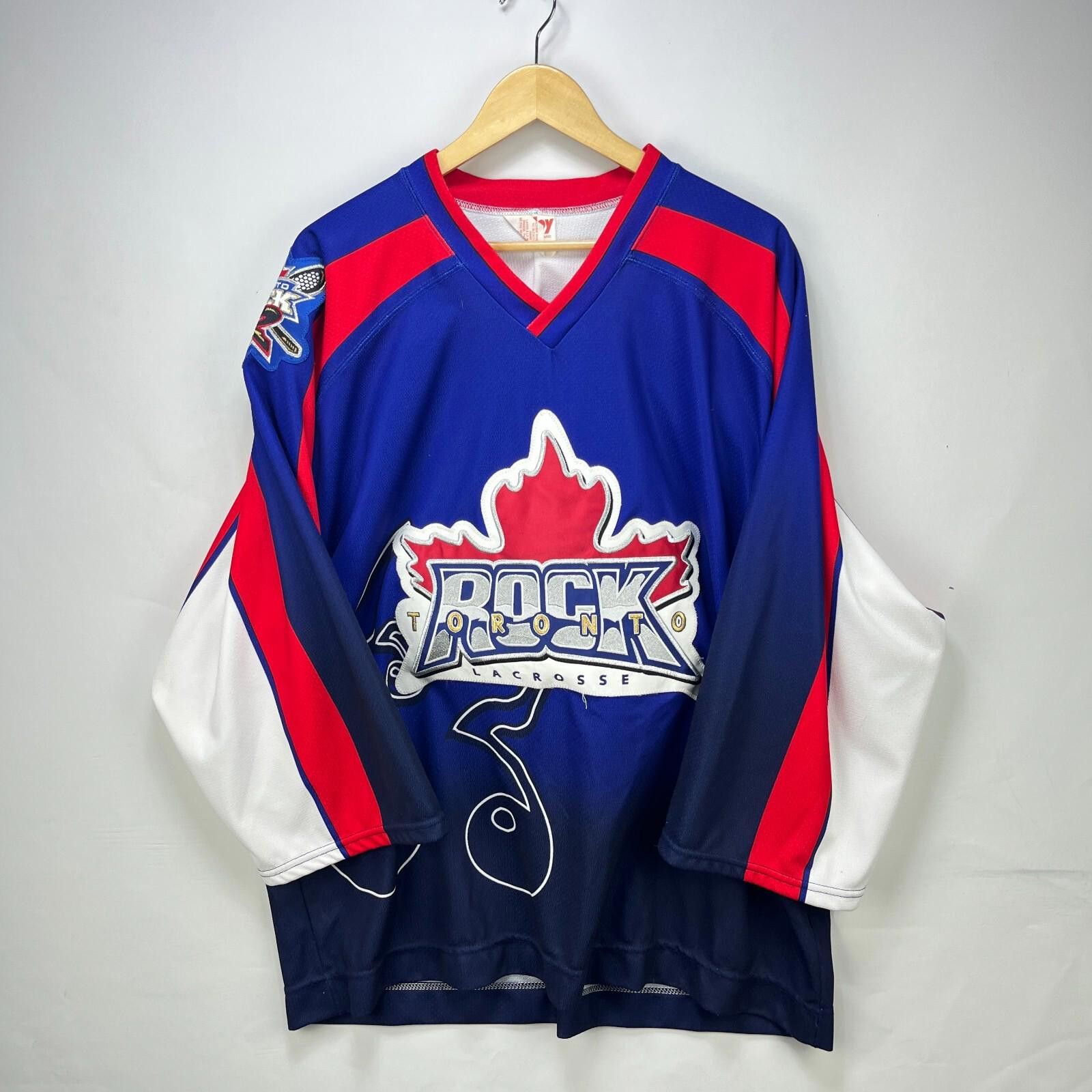 Other Vintage 90s Toronto Rock Lacrosse Hockey Jersey Size 54 XL Size ONE SIZE - 1 Thumbnail