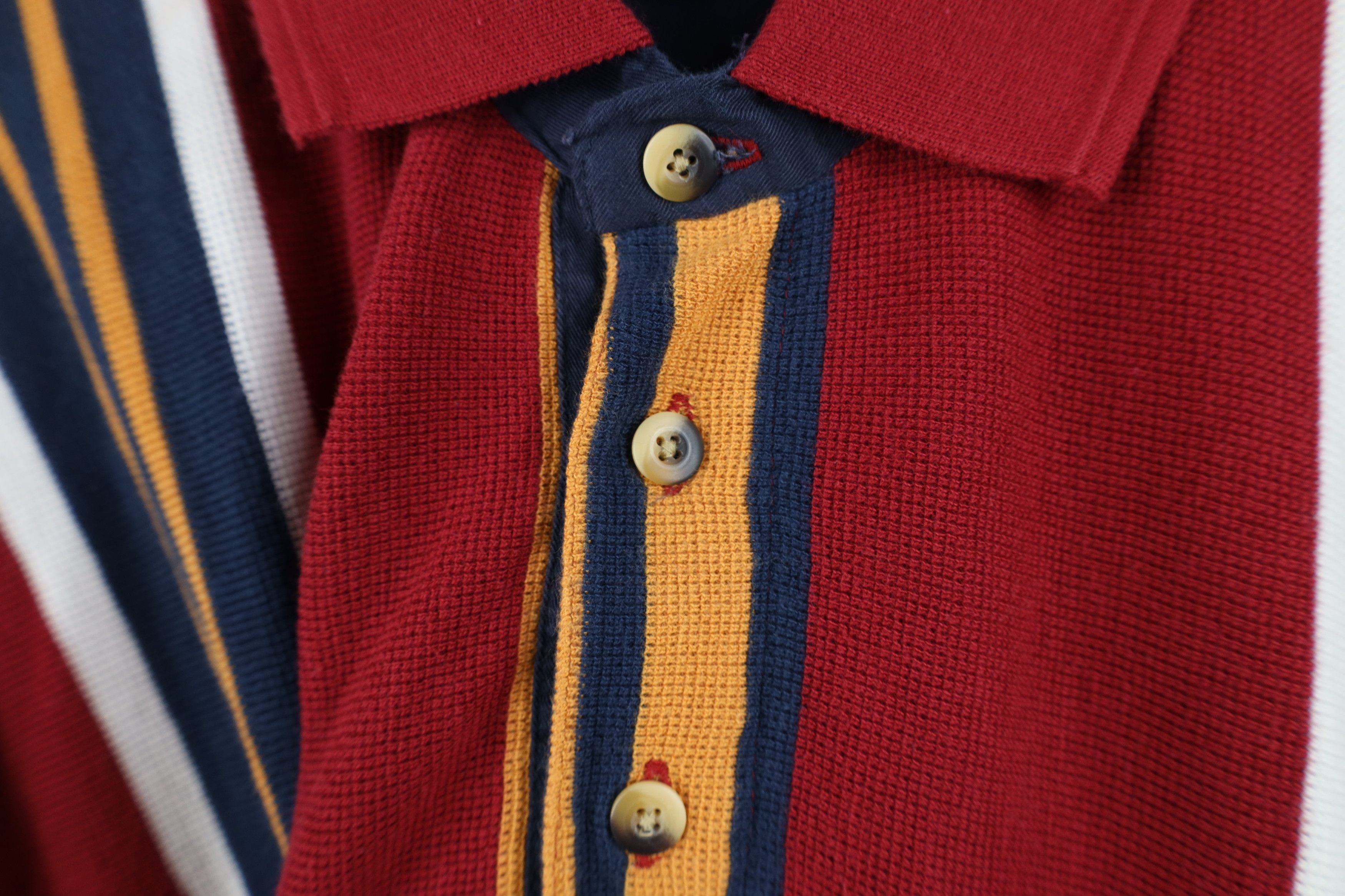 Vintage Vintage 90s Streetwear Oversized Baggy Long Sleeve Polo Size US L / EU 52-54 / 3 - 7 Thumbnail