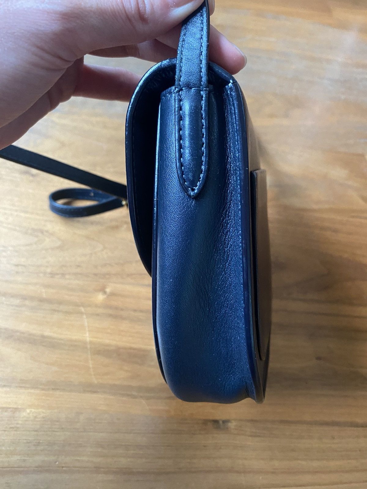 Celine Old Céline Trotteur Navy Cross-body Bag Size ONE SIZE - 4 Thumbnail