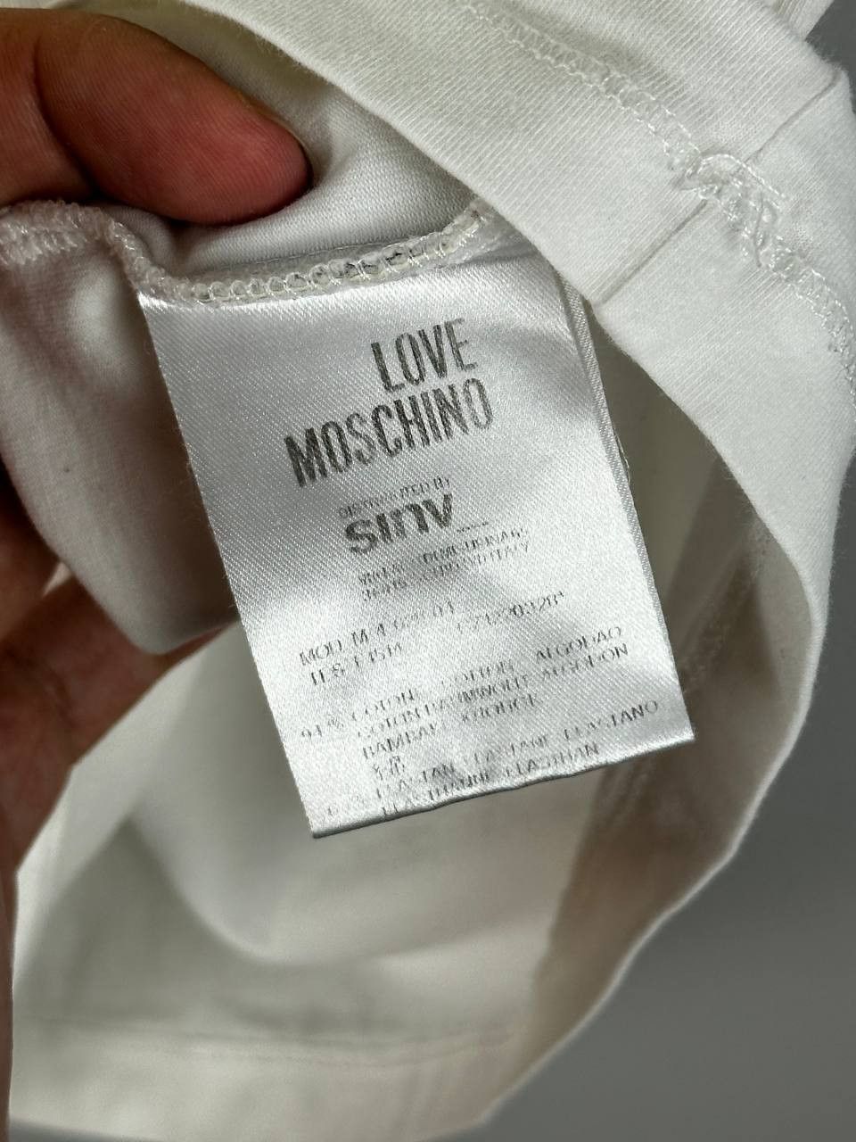 Moschino Love Moschino Avant Garde Slim Peace Signe T Shirt Size US S / EU 44-46 / 1 - 9 Thumbnail