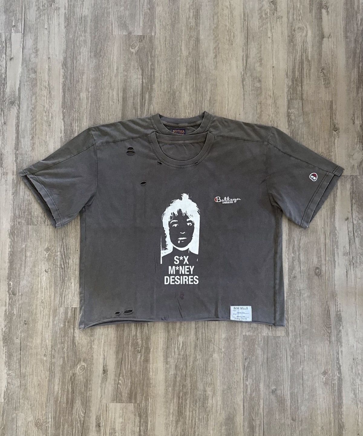 Bottega Desires Sex Sells Tee Grey