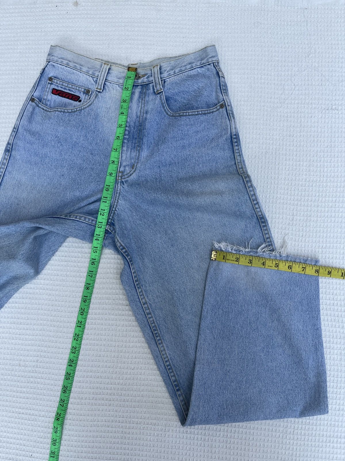 Vans Last Drop🔥Rare🔥Vintage 90s Vans USA Baggy Fit Jeans Size US 29 - 12 Thumbnail
