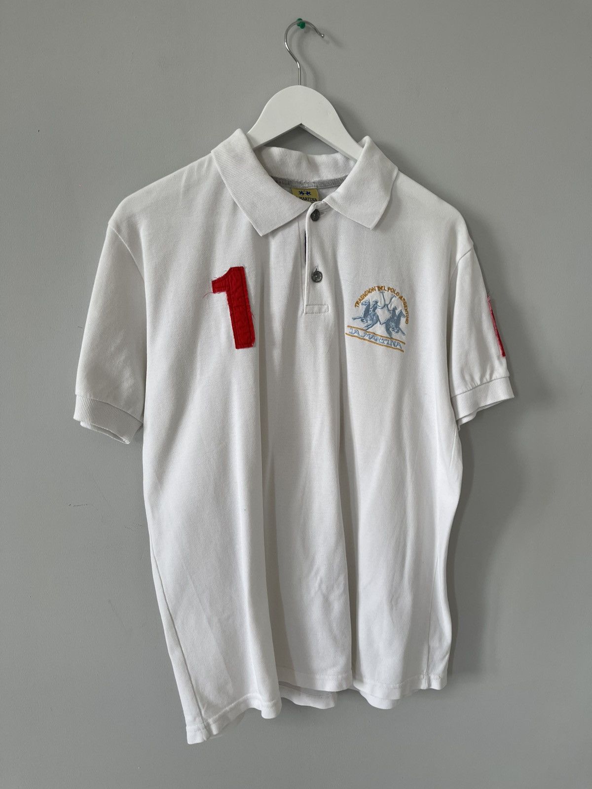La Martina Vintage La Martina Switzerland Suisse Team #1 Polo Shirt Size US XL / EU 56 / 4 - 2 Thumbnail