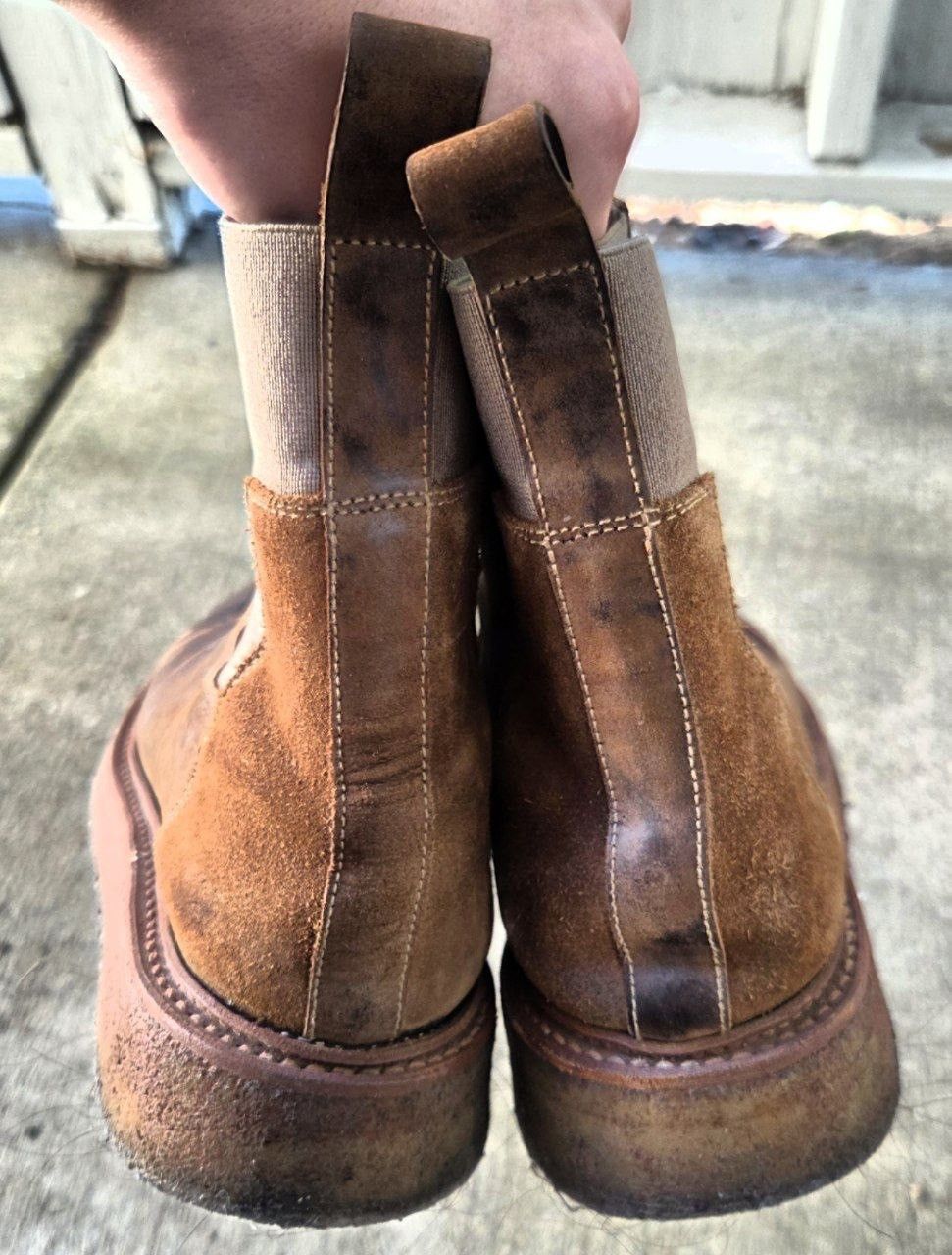 Rick Owens Rick Owens SS21 Tecuatl Brown Leather Creeper Boots Size US 8 / EU 41 - 3 Thumbnail