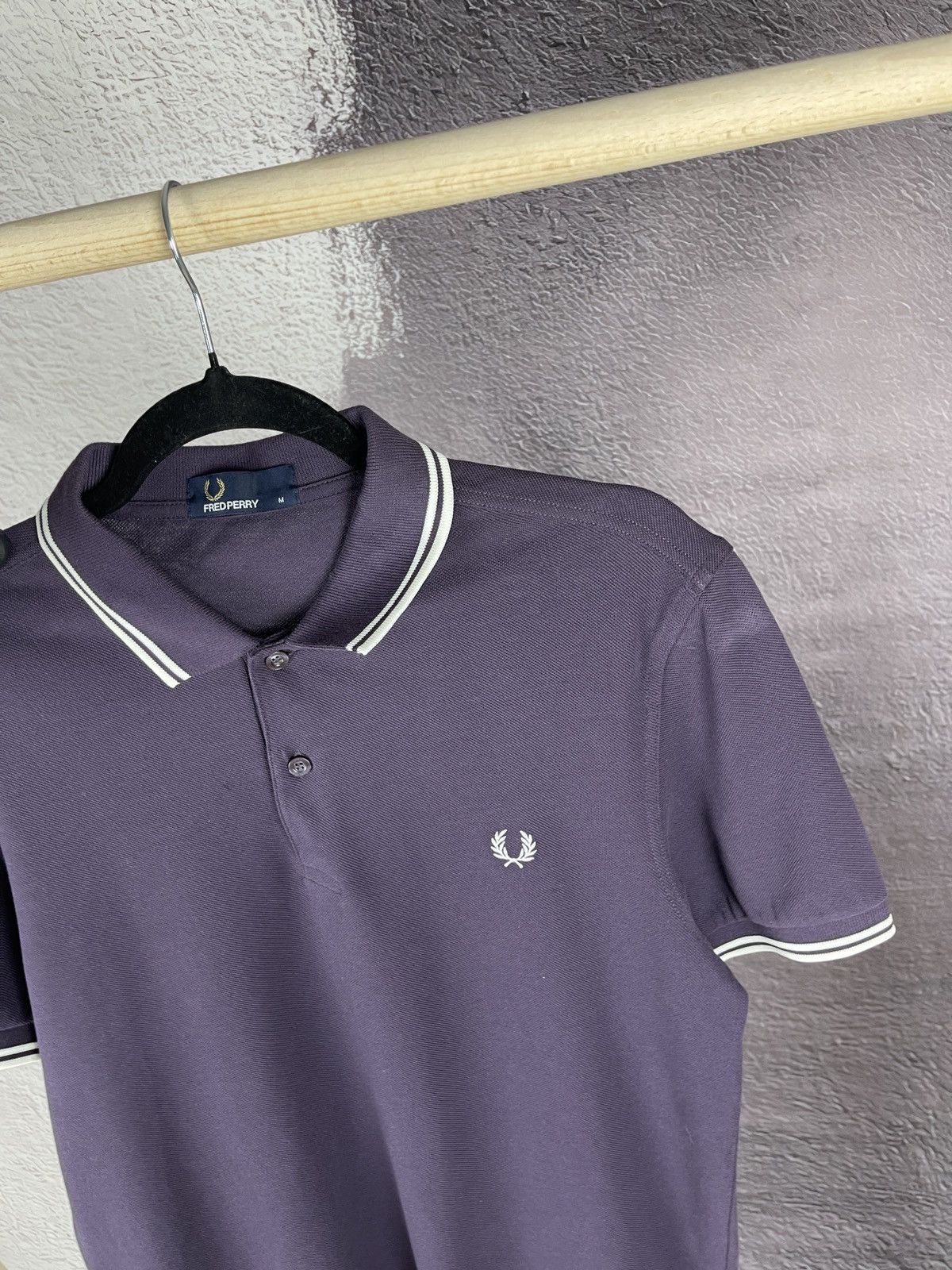 Fred Perry Fred Perry violet striped polo tee shirt Size US M / EU 48-50 / 2 - 6 Thumbnail