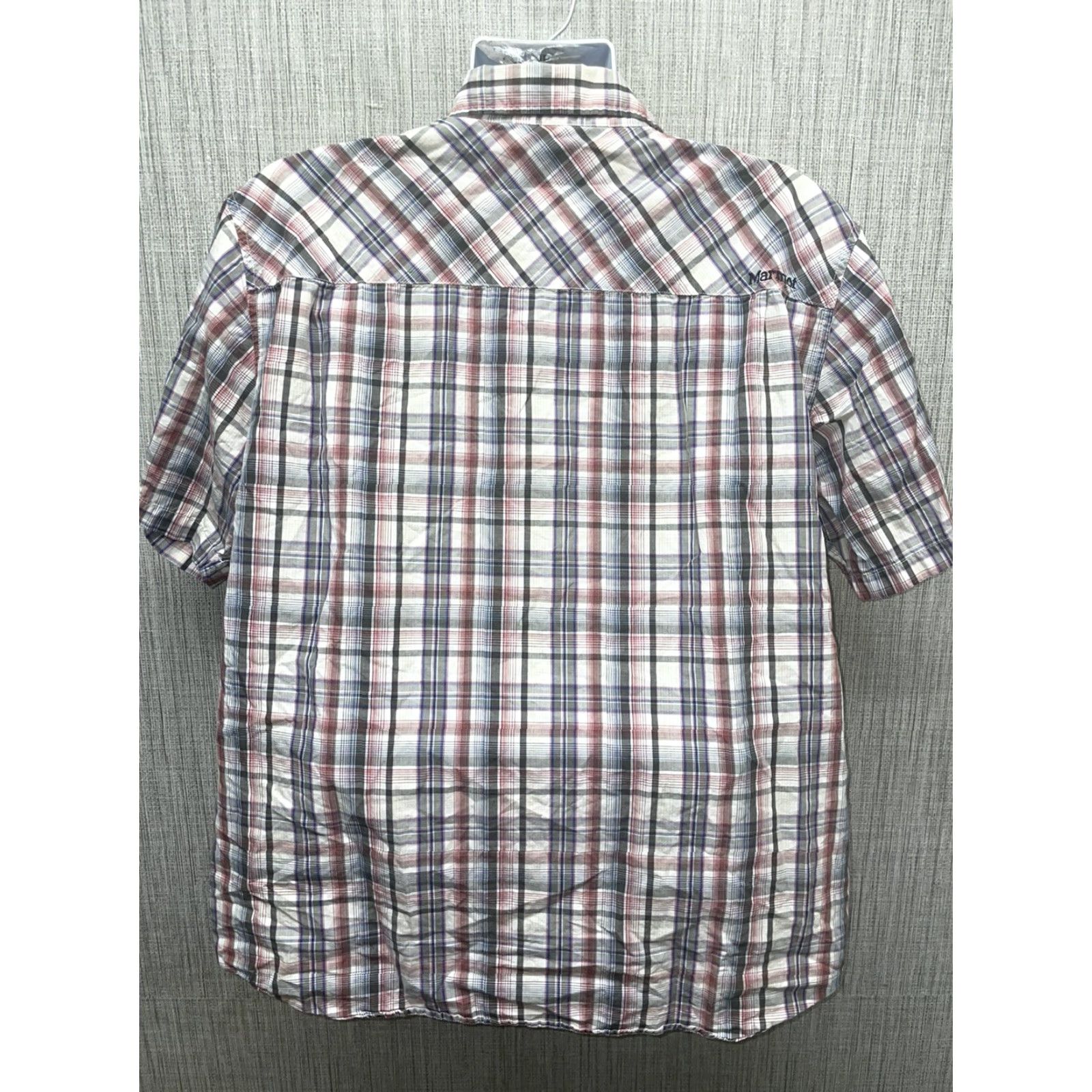 Marmot Marmot Shirt Mens 2XL Short Sleeve Plaid Button-Down Multicolor Colorful Marmont - 2XL Size US XXL / EU 58 / 5 - 5 Thumbnail
