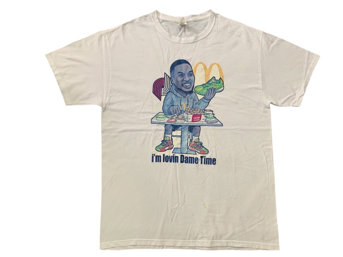 Fruit Of The Loom × Vintage LAST DROP#Damian Lillard Mc Donald I'm Lovin Dame Time Size US L / EU 52-54 / 3 - 1 Thumbnail