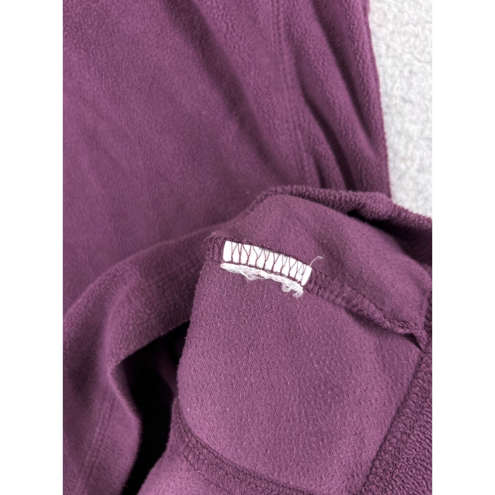 Vintage Columbia Women Sweater Mock Neck Full Zip Fleece Polyester Purple Size S / US 4 / IT 40 - 7 Thumbnail