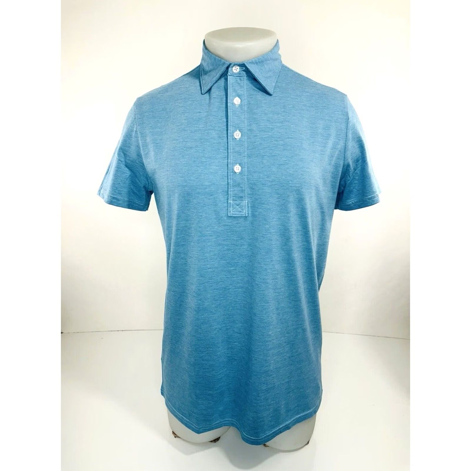 Vintage CRIQUET Polo Shirt - Blue Short Sleeve Cotton Mens S Size US S / EU 44-46 / 1 - 2 Thumbnail