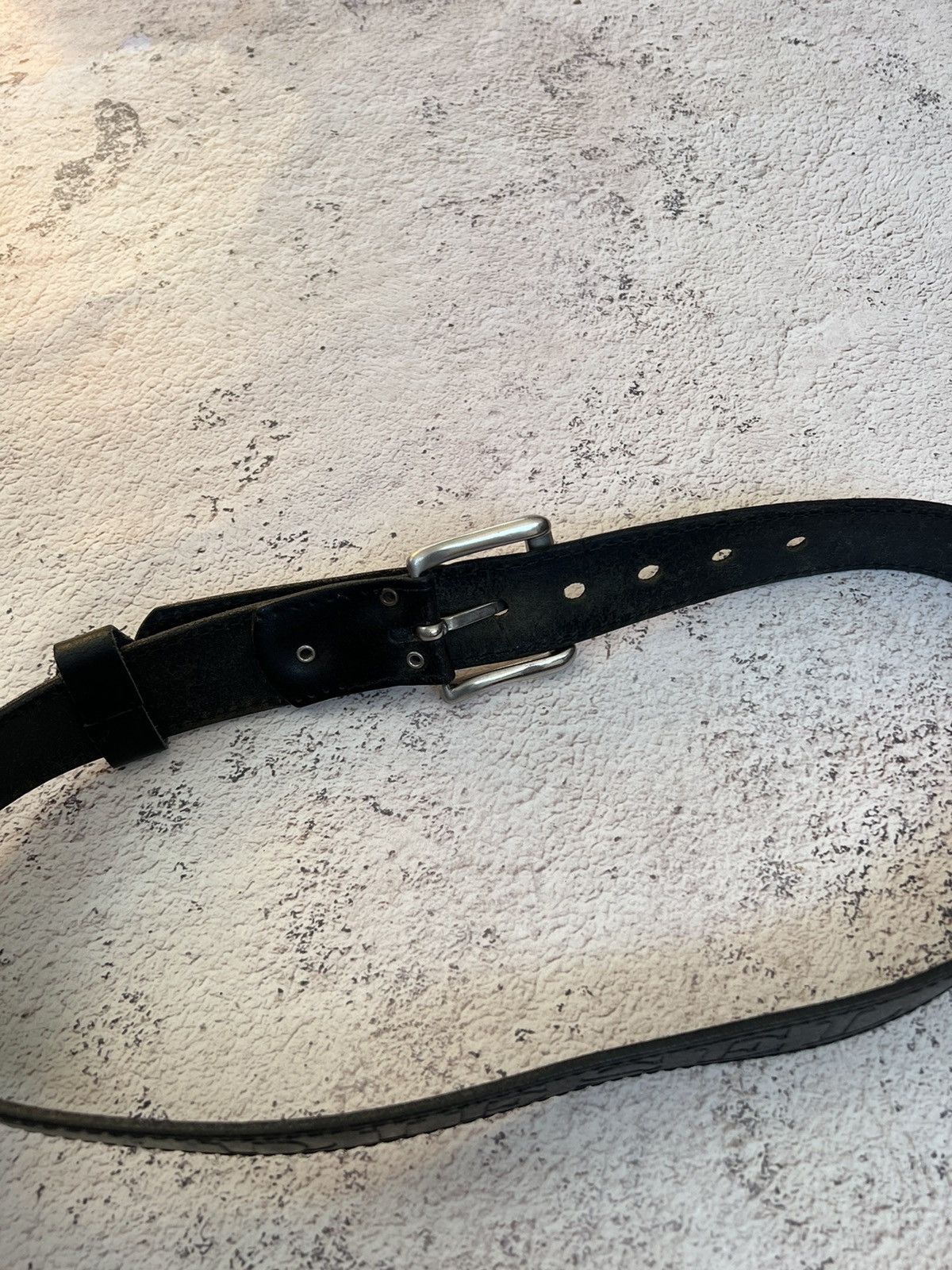 Diesel × Vintage Y2K DIESEL Vintage Leather Belt Size ONE SIZE - 4 Thumbnail
