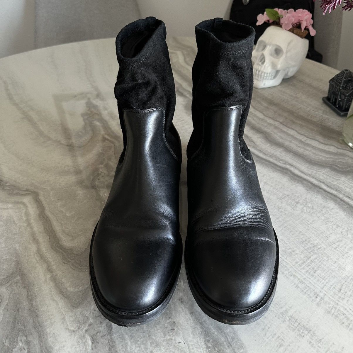 Aquatalia Aquatalia Waterproof Black Leather Boots Size US 11.5 / EU 44-45 - 4 Thumbnail