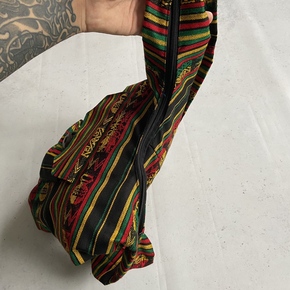 Vintage Vintage Hippie Avant Garde Sling Bag Y2K Weed Styl Crossbody Size ONE SIZE - 9 Thumbnail