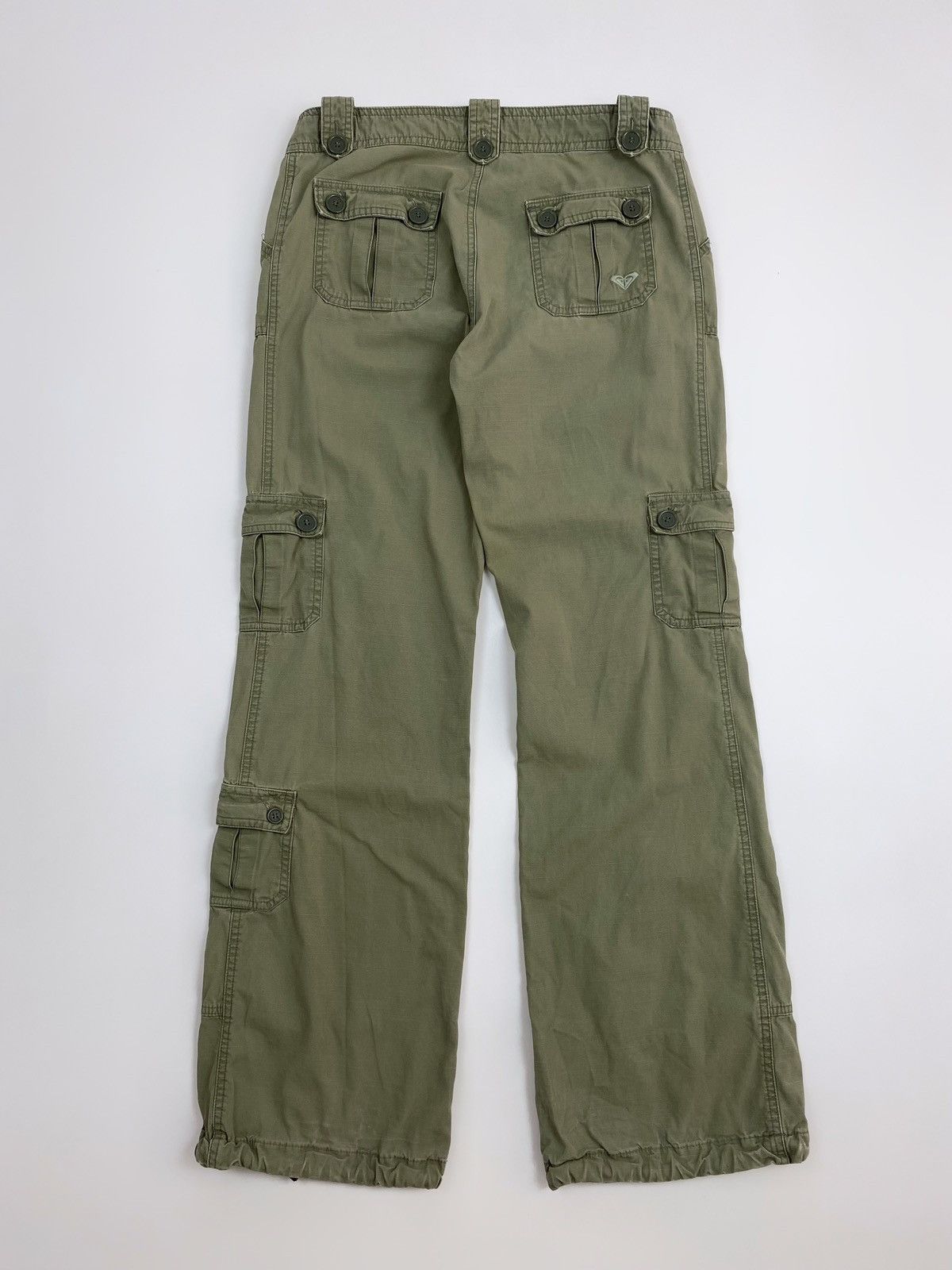 Quiksilver Y2K Vintage Roxy Low Rise Fatigue Pocket Cargo Pants Size 31" - 9 Thumbnail