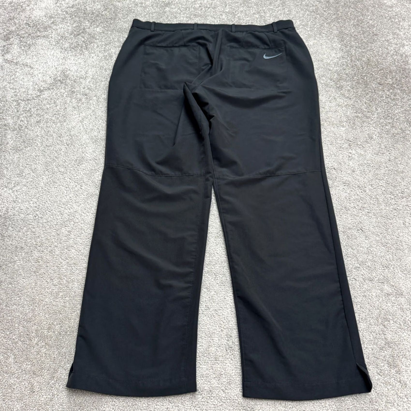 Nike Nike Golf Dri-Fit Pants Mens 38x30 Black Stretch Performance Active Regular Straight Garment Care Machine Washable Pockets Size US 38 / EU 54 - 2 Thumbnail