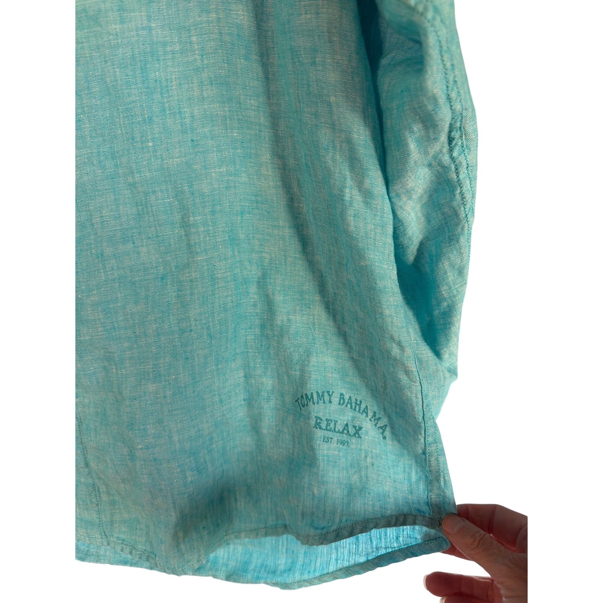 Tommy Bahama Tommy Bahama Paradise Breezer XL Linen long sleeve shirt but Size US XL / EU 56 / 4 - 3 Thumbnail