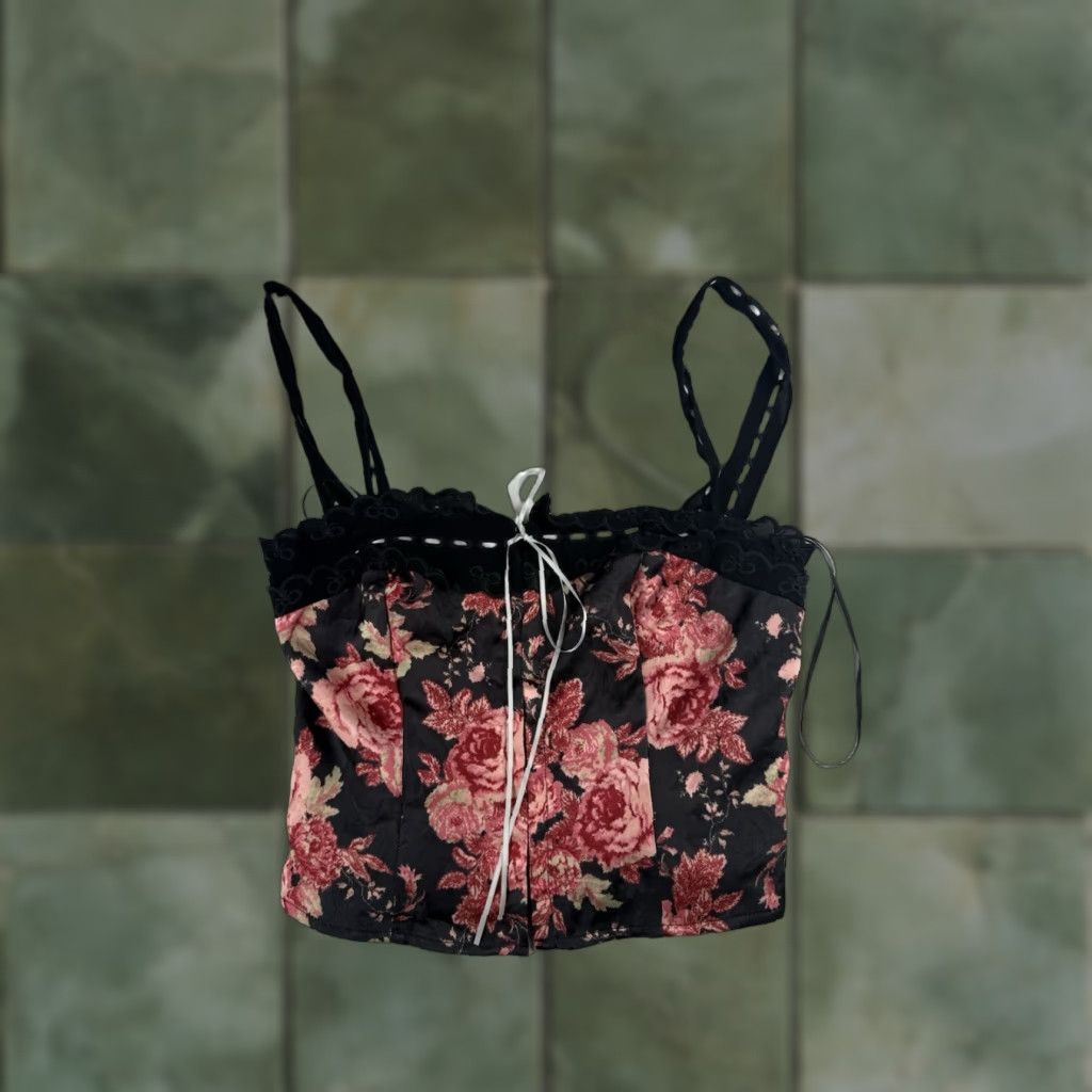 Free People Free People Belle Corset Top XS Floral Eyelet Lace Size XS / US 0-2 / IT 36-38 - 1 Thumbnail