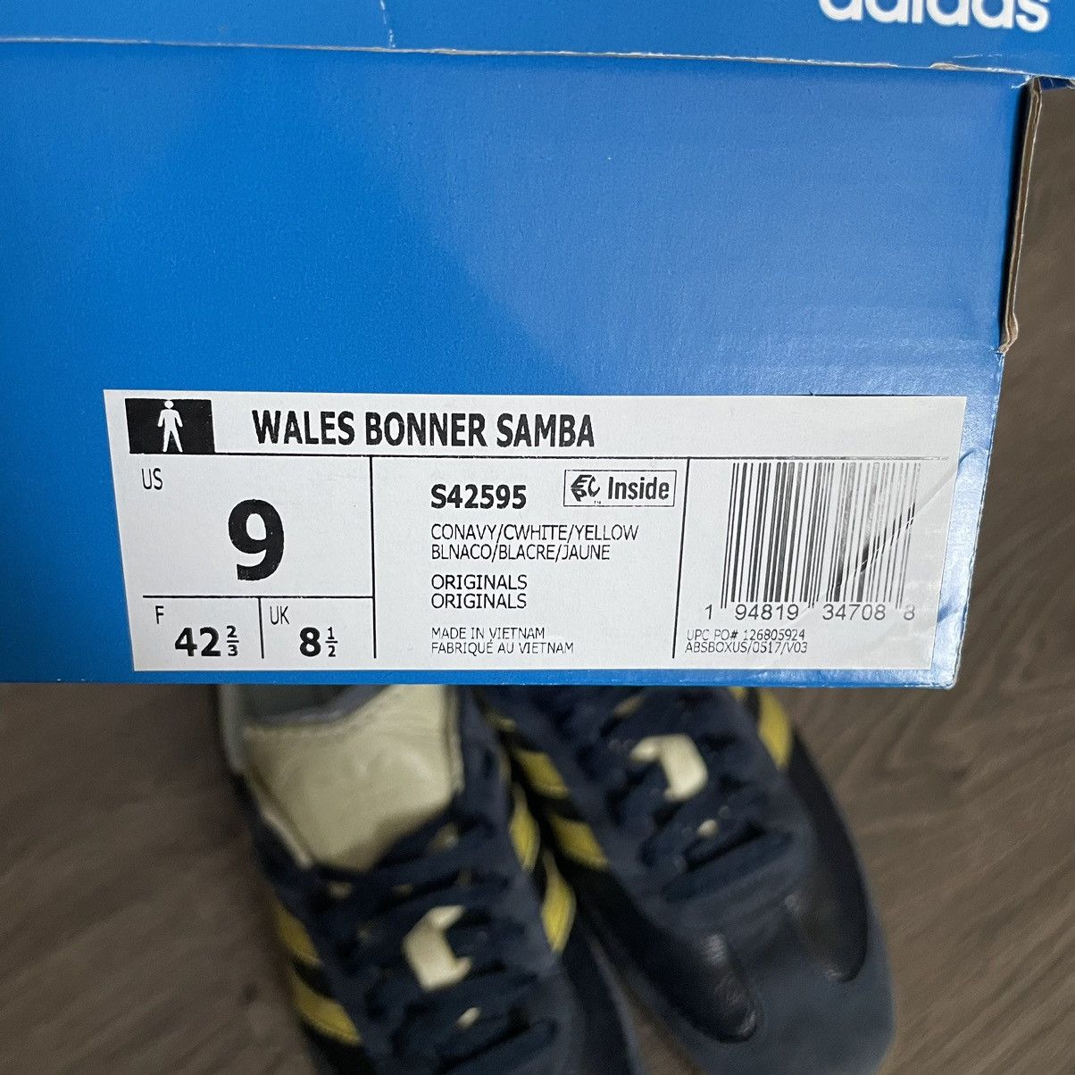 Adidas Adidas Wales Bonner Samba 9US Size US 9 / EU 42 - 9 Thumbnail